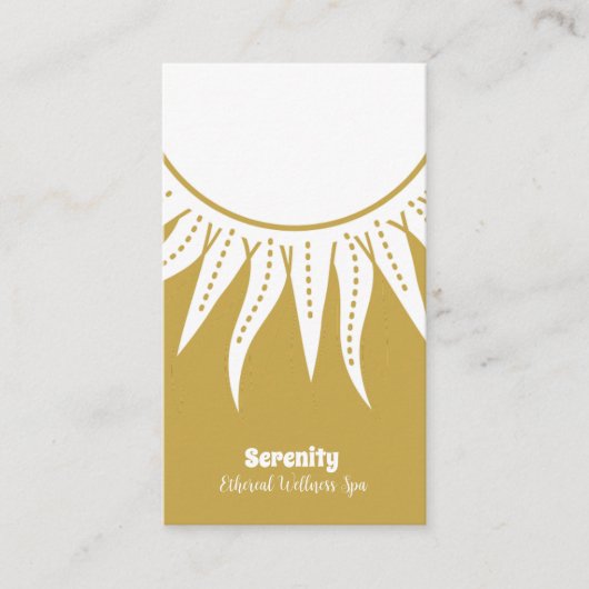 ホリスティック天日月の名刺 名刺 (正面)