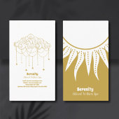 ホリスティック天日月の名刺 名刺