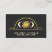 ホリスティック天日月の神秘的な宇宙 名刺 (正面)