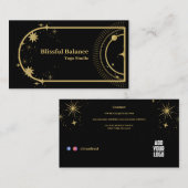 ホリスティック天日月ダーク 名刺 (正面/裏面)