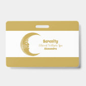 ホリスティック天日月 バッジ (裏面)