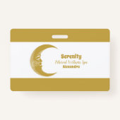 ホリスティック天日月 バッジ (裏面)