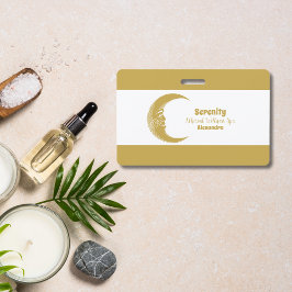 ホリスティック天日月 バッジ