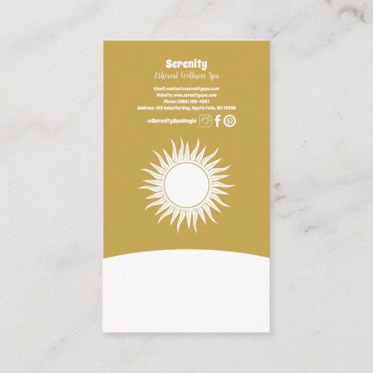 ホリスティック天日月 名刺 (裏面)