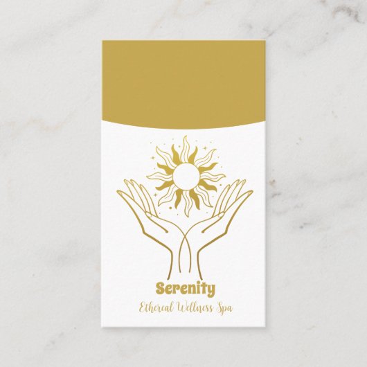 ホリスティック天日月 名刺 (正面)