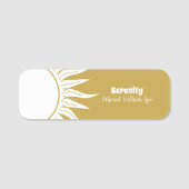 ホリスティック天日月 名札 (正面)