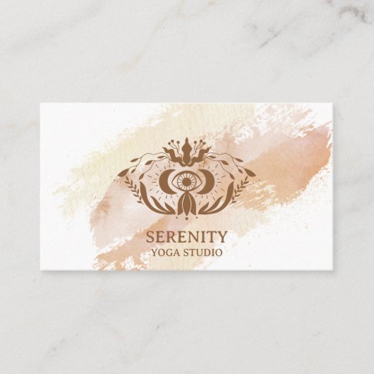 ホリスティック天月サードアイヨガビジネス 名刺 (正面)