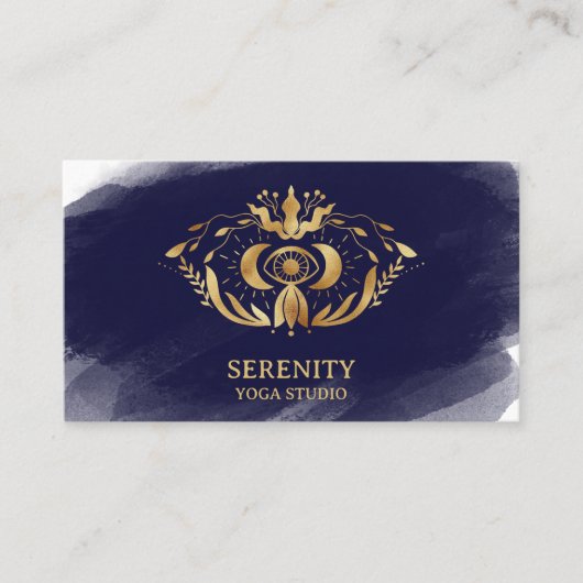 ホリスティック天月サードアイヨガ 名刺 (正面)