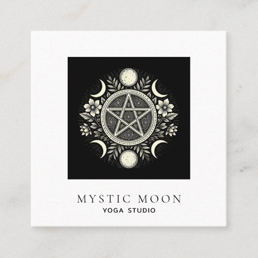 ホリスティック天月 スクエア名刺 (正面)