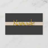 ホリスティック治療者プロファイルカード 名刺 (裏面)