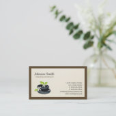 ホリスティック癒しエレガント- Zenロゴ 名刺 (スタンド正面)