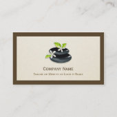 ホリスティック癒しエレガント- Zenロゴ 名刺 (裏面)