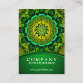 ホリスティック緑の曼荼羅、咲く森の守護者 名刺 (正面)