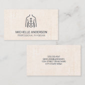 ホリスティック薬 | 鍼療法 | リフレクソロジー 名刺 (正面/裏面)