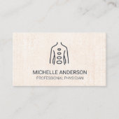 ホリスティック薬 | 鍼療法 | リフレクソロジー 名刺 (正面)