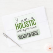 ホリスティック起業家 スクエアシール (封筒)