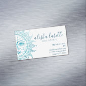 ホリスティック&ビューティフルシテラルサン顔&スターズ マグネット名刺 (インサイチュ)