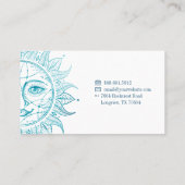 ホリスティック&ビューティフルシテラルサン顔&スターズ 名刺 (裏面)