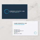 ホリスティック、Naturopath、Healer、Healthcare、Zenロゴ 名刺 (正面/裏面)