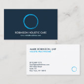 ホリスティック、Naturopath、Healer、Zen Logo II 名刺 (正面/裏面)