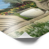 ホリス庭園を守る白鳥の群れ フォトプリント            (角)