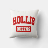 ホリス、クイーンズ、ニューヨーク クッション (裏面)