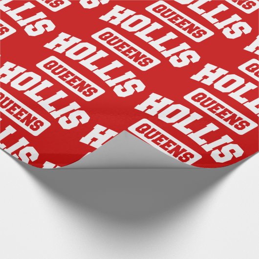 ホリス、クイーンズ、ニューヨーク ラッピングペーパー (角)