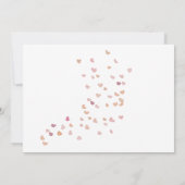 ホリゾンイースターの水の色の赤ちゃんシャワー 招待状 (裏面)