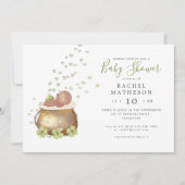 ホリゾンタルst patricks dayの赤ちゃんシャワーの招待状 招待状 (正面)