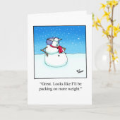 ホリデおもしろいーユーモアグリーティングカード カード (黄色い花)