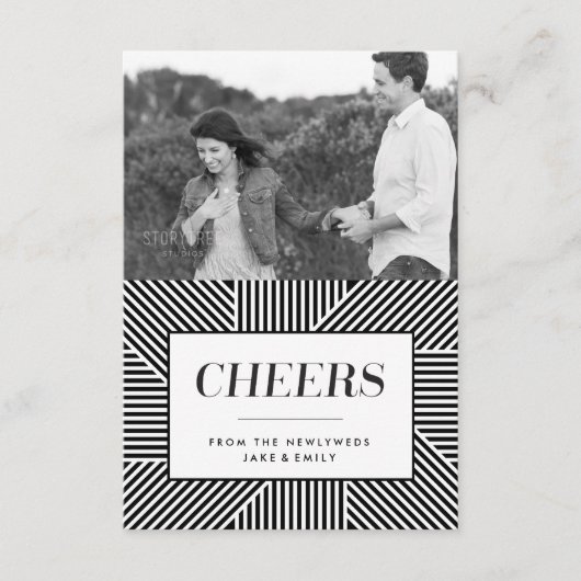 ホリデはっきりしたィ婚約、新入りカード サンキューカード (正面)