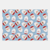 ホリディギフトラップトリオ ラッピングペーパーシート (正面3)