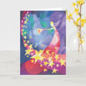 ホリディグローリー カード (黄色い花)