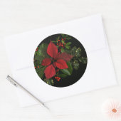 ホリディステッカー、大 ラウンドシール (封筒)