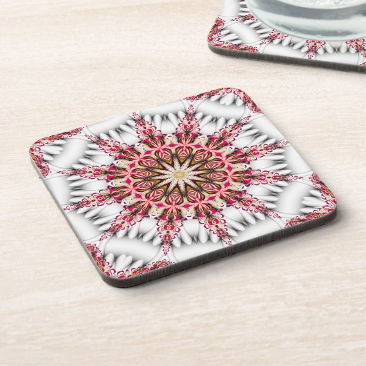 ホリディスノモダンークフレークコルクコースター コースター (左側)