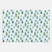 ホリディトリオギフトラップ ラッピングペーパーシート (正面)