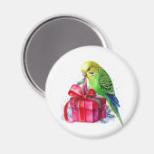 ホリディパラケートギフトを開く マグネット (正面/裏面)