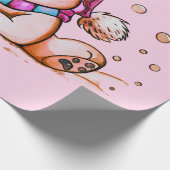 ホリディベア ラッピングペーパー (角)