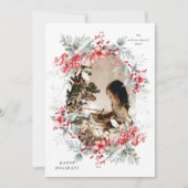 ホリディベリクラシカルーワンフォトホリデーカード シーズンカード (正面)