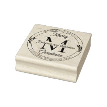 ホリディモエレガントノグラム差出人住所シール