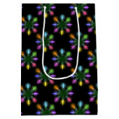 ホリディライカラフルツスノーフレーク ミディアムペーパーバッグ (裏面)