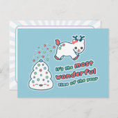 ホリディリおもしろいンデナー シーズンポストカード (正面/裏面)