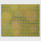 ホリディリエレガントンダーヘッドアートパタカラフルーン ラッピングペーパー (フラット)