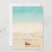 ホリデイお祝いフロリダスタイルホリデーパーティー 招待状 (裏面)