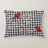 ホリデイアクセントピロー – 深紅色 アクセントクッション (正面)