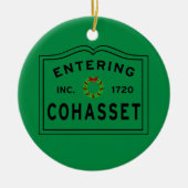 ホリデイインエントリングタウンオブコアセットMAセラミックスオーナム セラミックオーナメント (正面)