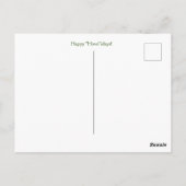 ホリデイウルフアンドスノーハッピーハウリデイズ ポストカード (裏面)