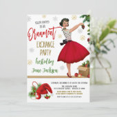 ホリデイオーナメントエクスチェンジパーティの招待状 招待状 (スタンド正面)