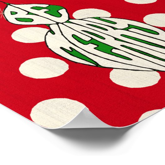 ホリデイオーナメントメリーベ ポスター (角)