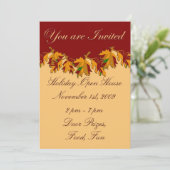 ホリデイオープンハウスオベリーンサンクスギビング シーズンカード (スタンド正面)